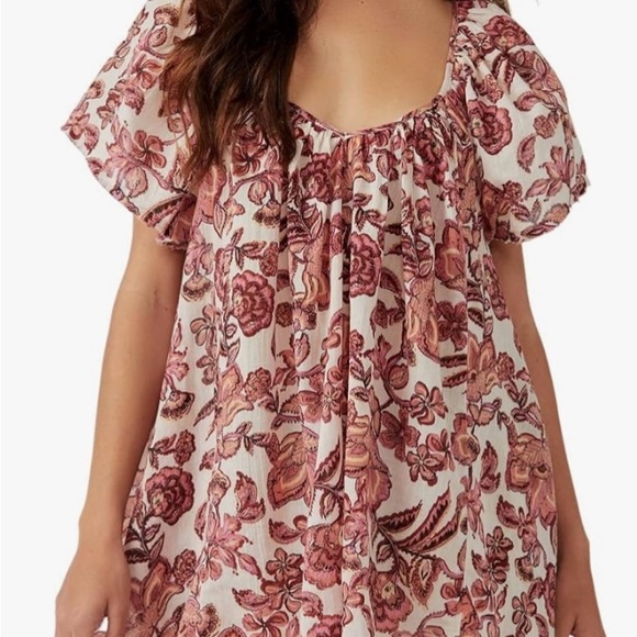 NWT Free People Women's Kauai Getaway Printed Tunic Top Dress size S - Picture 9 of 11